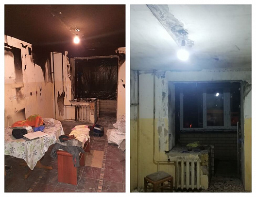 Уборка после пожара в квартире